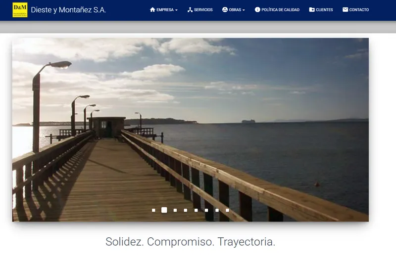 Dieste & Montañez Web — screenshot